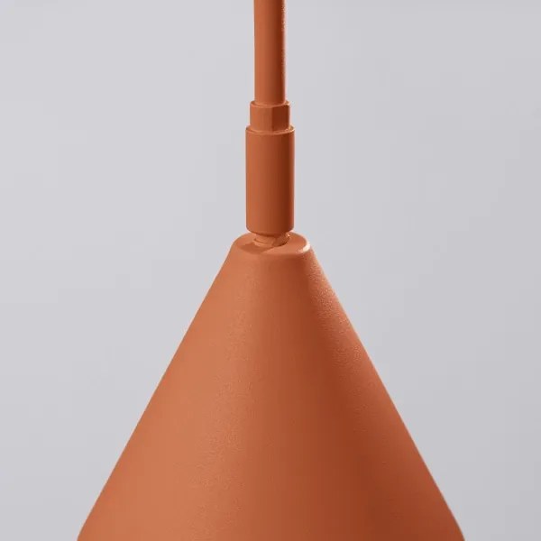 Sollux SL.1701 - Applique NOX 1xE14/10W/230V arancione