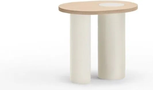 Tavolino con effetto frassino 45x60 cm Nori – Teulat