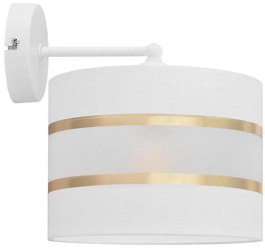 Applique HELEN 1xE27/15W/230V bianco/oro