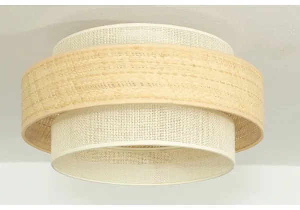 Plafoniera BOHO 1xE27/60W/230V Ø 40 cm iuta/crema