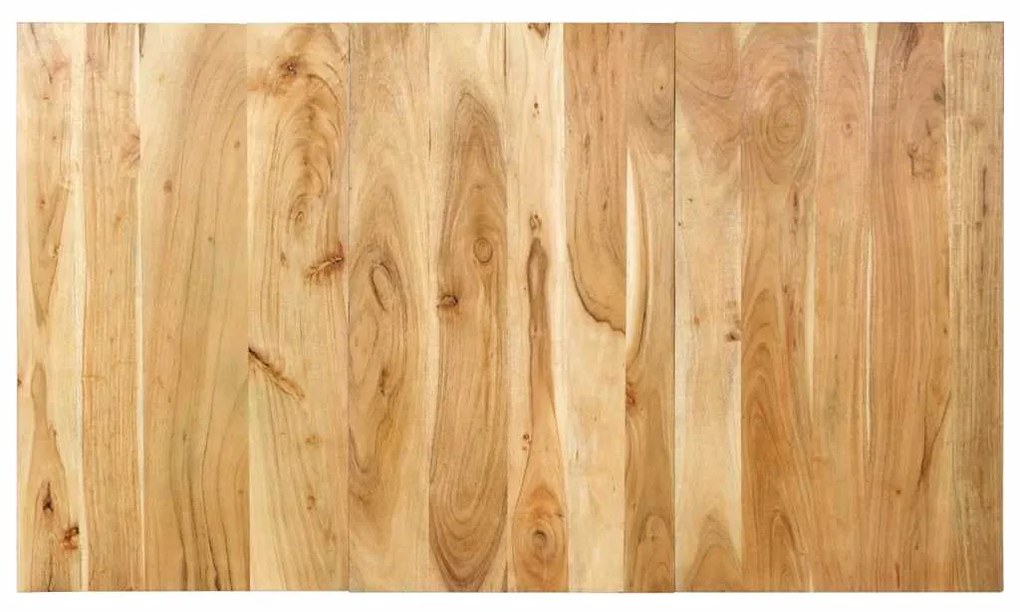 Testiera 140 Cm İn Legno Massello Di Acacia /