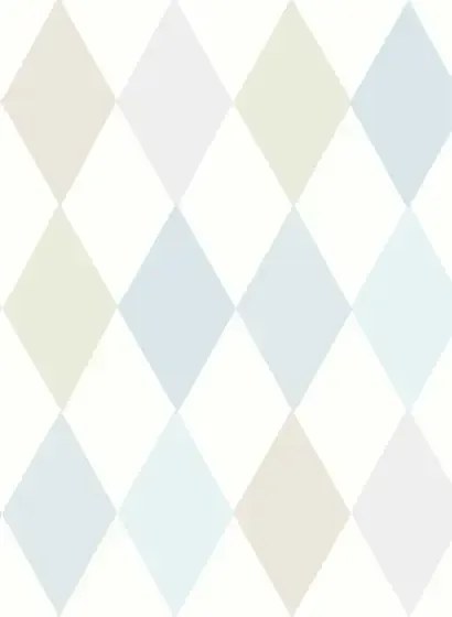 Cole & Son Carta da parati Punchinello - Soft Blue