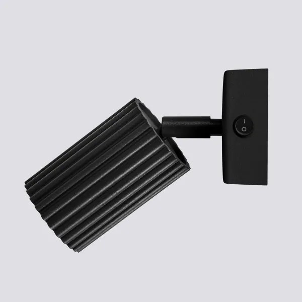 Sollux SL.1579 - Faretto da parete KARBON 1xGU10/10W/230V nero