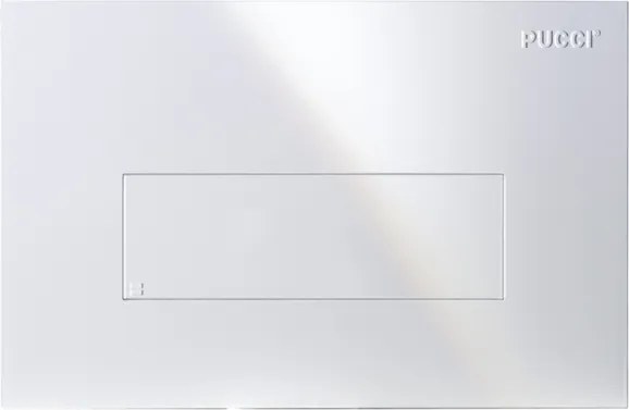 Placca linea bianca 1 pulsante per cassetta incasso Pucci Sara 80130660