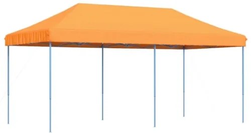 Tenda da Festa Pieghevole Pop-Up Arancione 580x292x315 cm