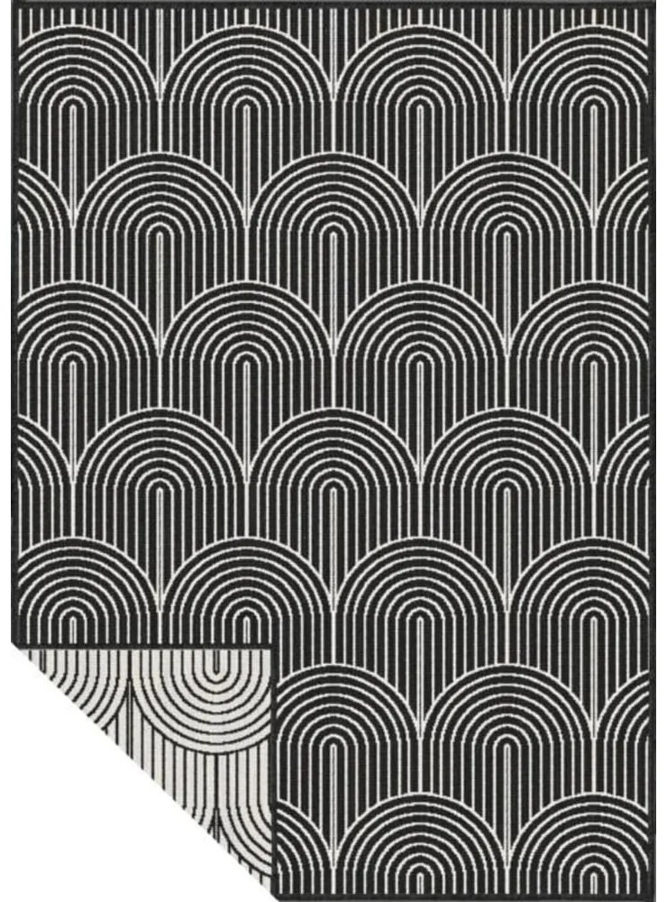 Tappeto da esterno bianco e nero 160x230 cm Pangli Black - Hanse Home