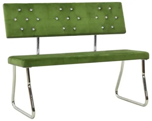 Panca 110 cm in Velluto Verde Chiaro