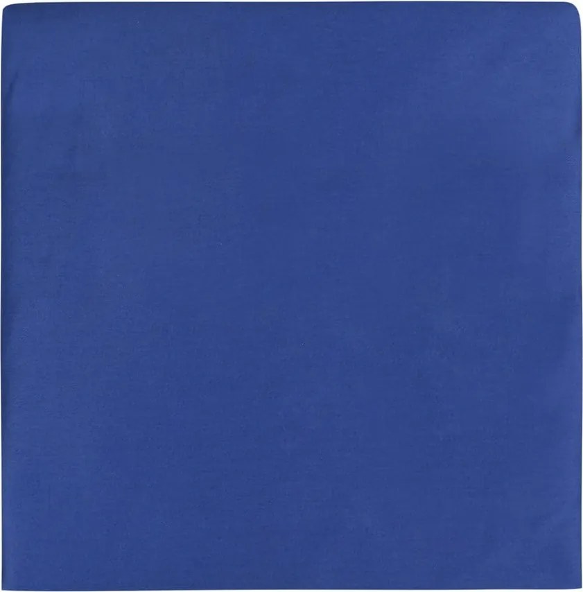 Biancheria da letto singola in cotone sateen blu scuro 140x200 cm - Mijolnir