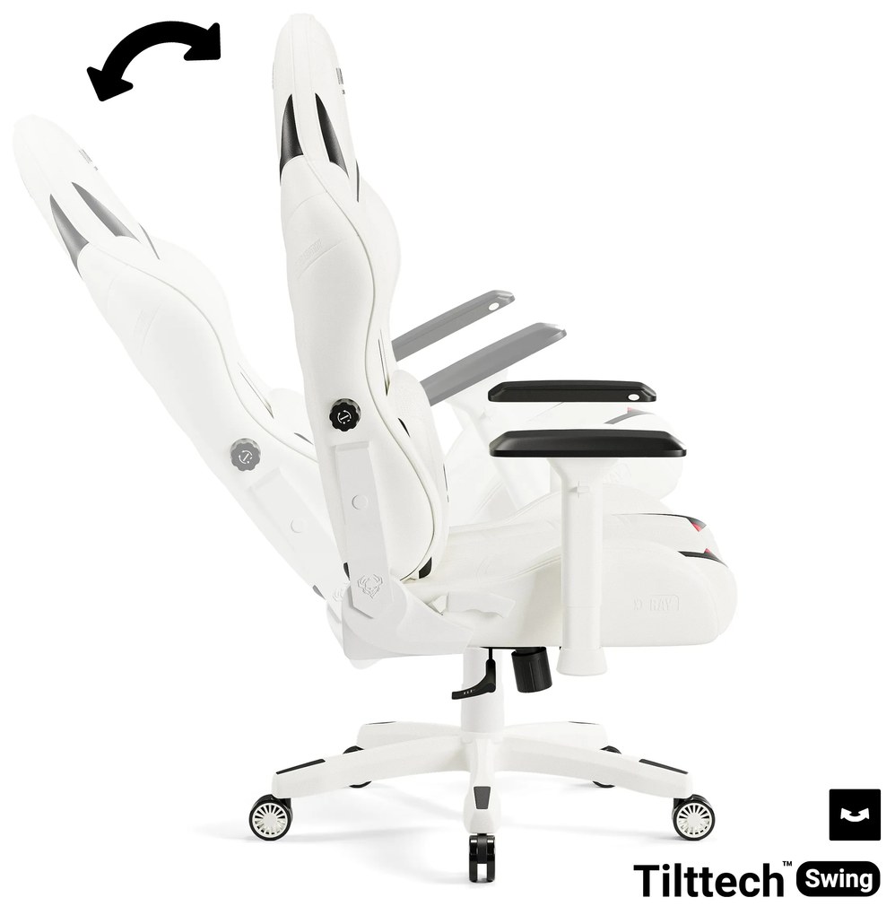 Sedia da gaming Diablo X-Ray 2.0 Normal Size: Bianco/Nero