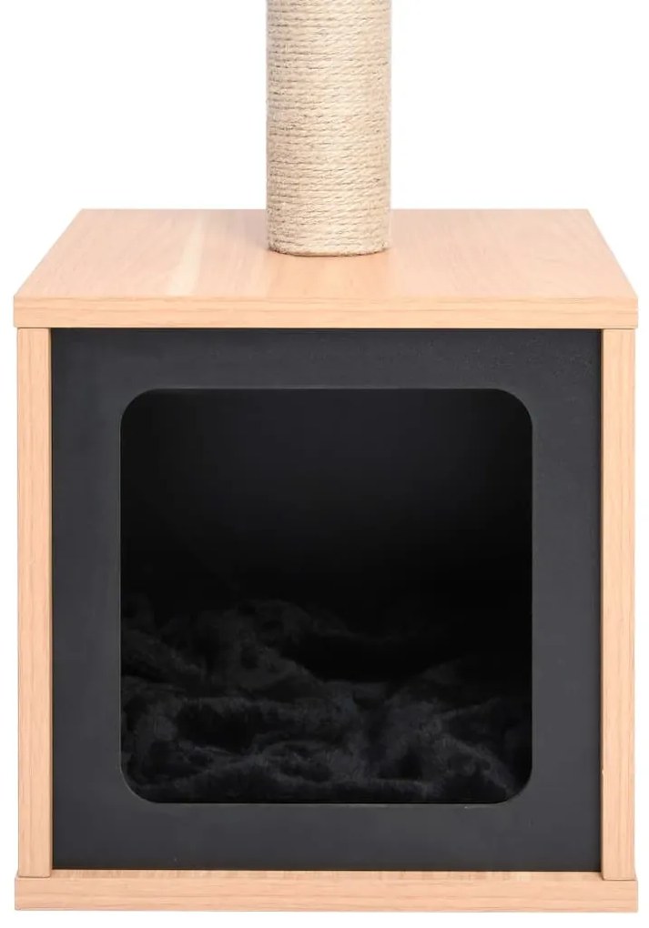 Albero per gatti con tappeto tiragraffi in sisal 62 cm