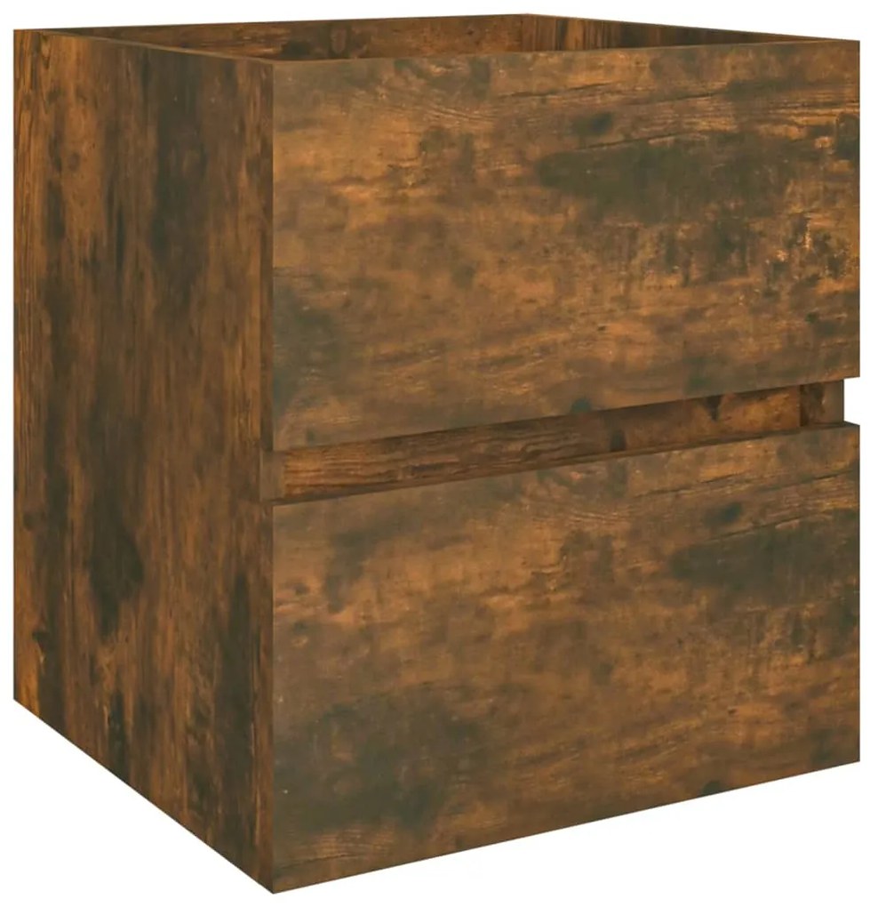 Mobile lavabo rovere fumo 41x38,5x45 cm in legno multistrato