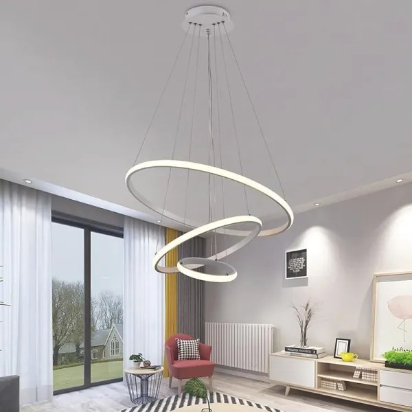 Brilagi - Lampadario a sospensione con filo LED dimmerabile CIRCLE LED/90W/230V 3000-6500K + +TC