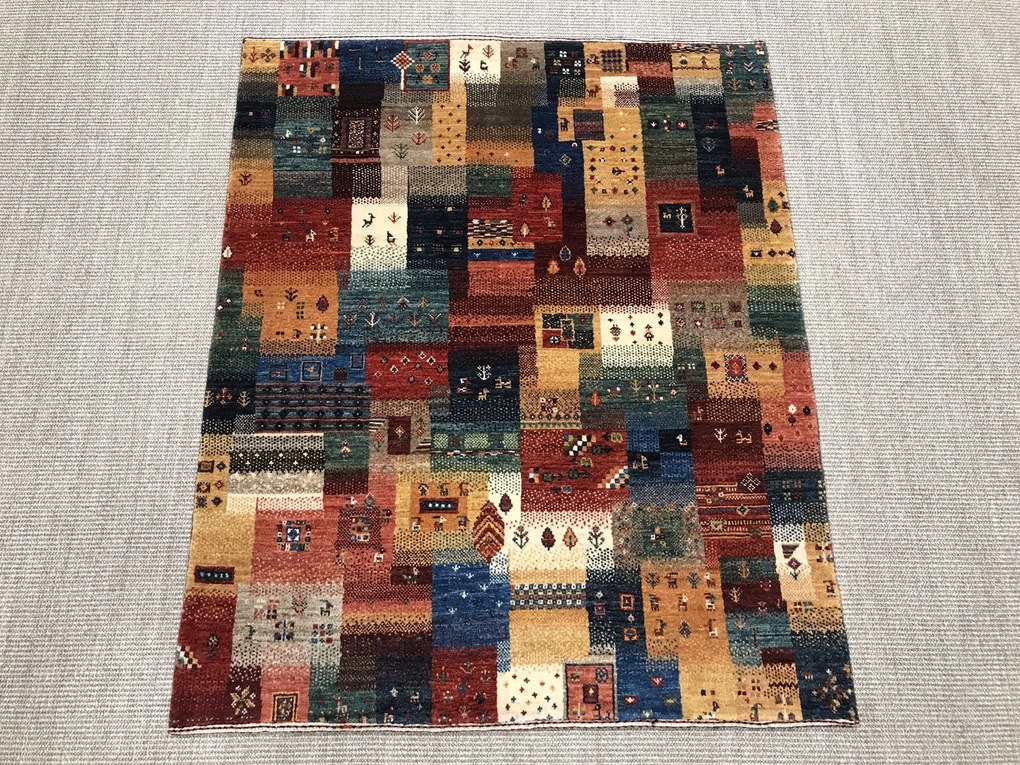 Loribaft Tappeto 120x100 (Iran) Annodato A Mano