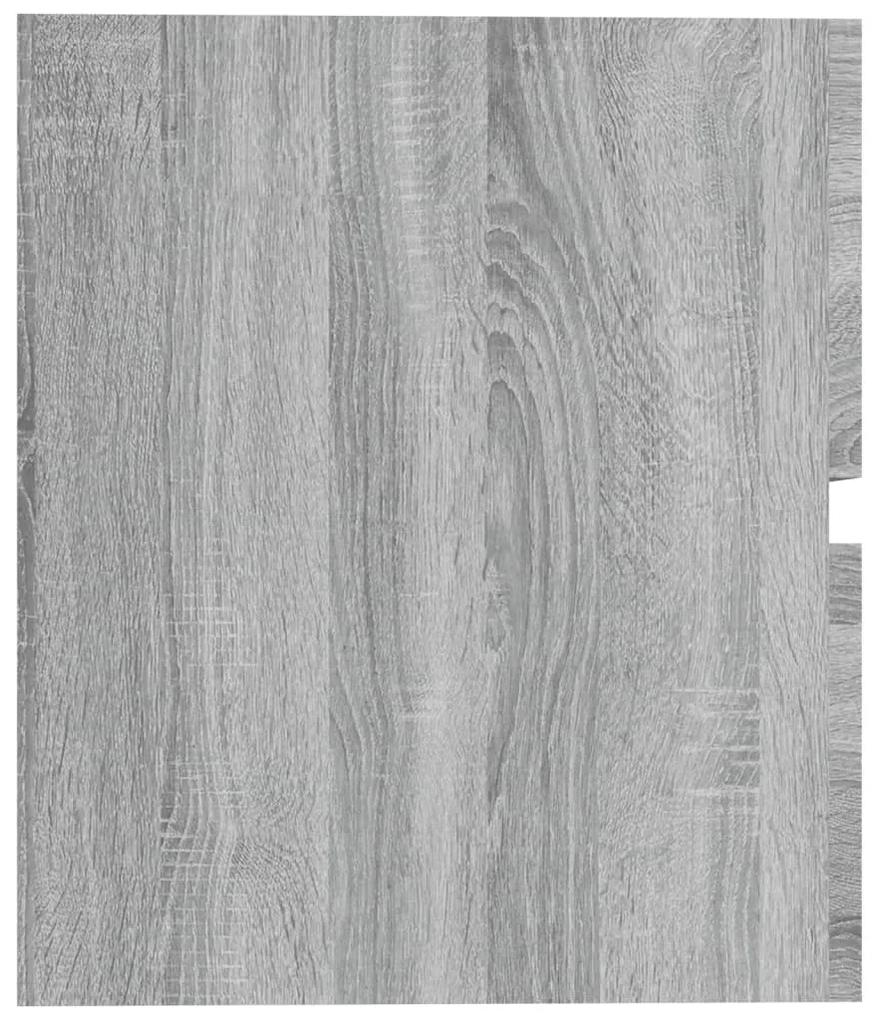 Mobile lavabo grigio sonoma 60x38,5x45 cm in legno multistrato