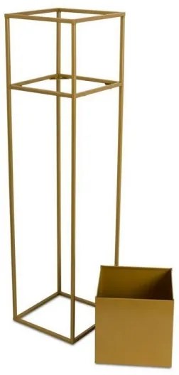 Portafiori 90x24 cm oro