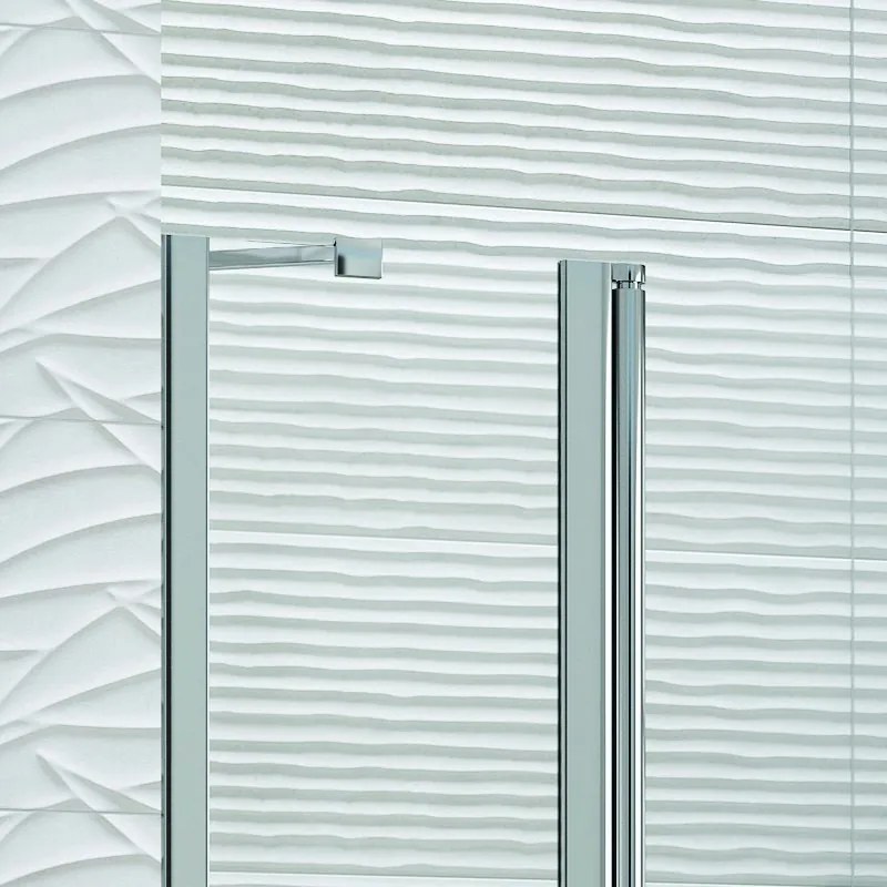 Kamalu - Box doccia nicchia 155 cm con 2 battenti | KPX7000