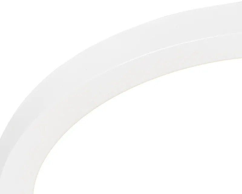Set di 6 faretti da incasso o a plafone bianchi 30 cm con LED Dimmerabile a 3 livelli da caldo a freddo - Trans