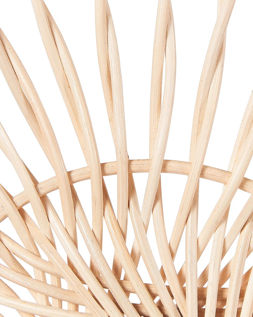 Paravento 3 pannelli rattan naturale 137 x 180 cm POMEZIA Beliani