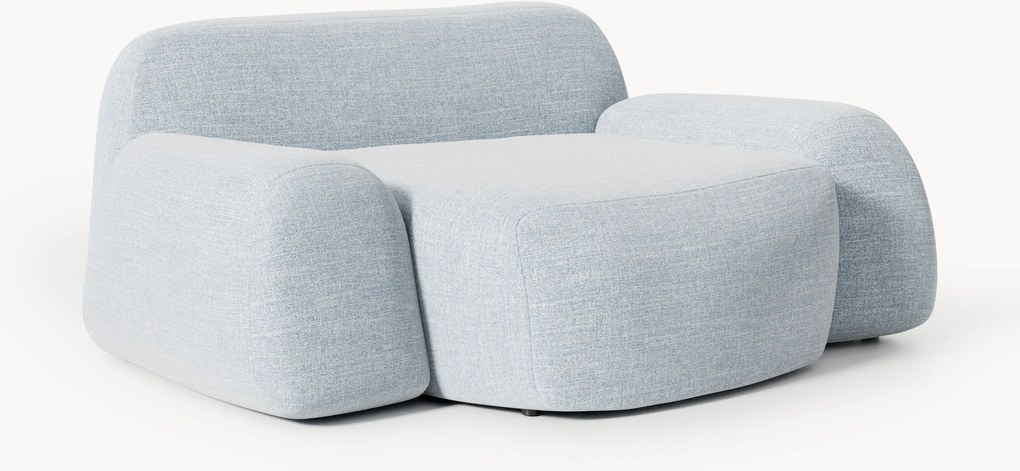 Poltrona lounge XL in bouclé Wolke