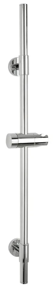 Asta doccia a parete in acciaio inox argento lucido 66 cm Basic - Wenko