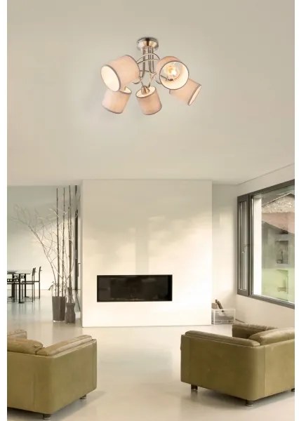 Globo 15185-5D - Lampadario fisso PACO 5xE14/25W/230V