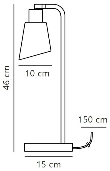 Nordlux - Lampada da tavolo MOLLI 1xE14/25W/230V