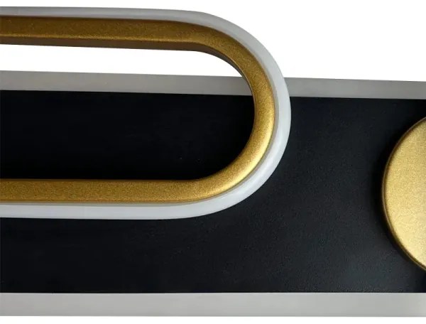 Plafoniera LED dimmerabile LED/60W/230V 3000-6500K nero + telecomando