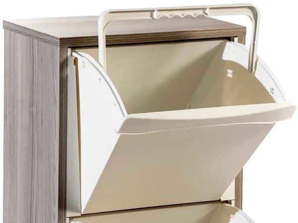Secchio di ricambio per mobile differenziata in plastica con maniglia Bianco 16 L