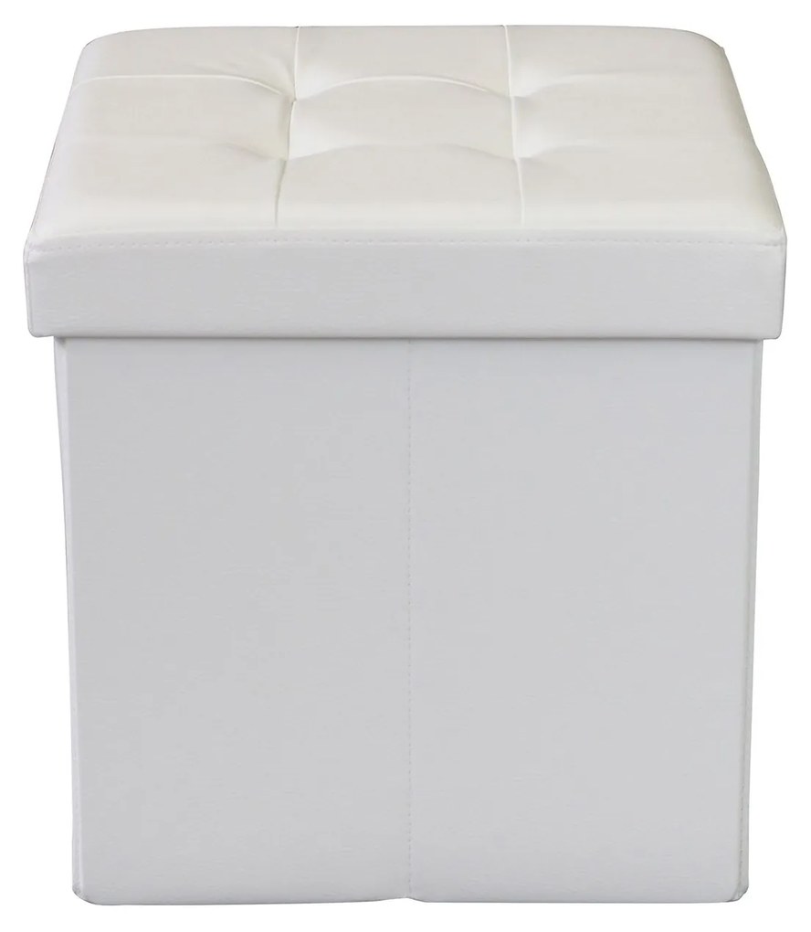 ZARA - pouf quadrato in ecopelle