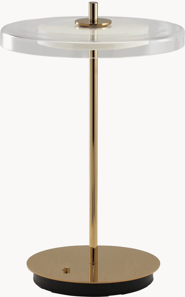 Lampada da tavolo piccola portatile a LED con luce regolabile Asteria Move