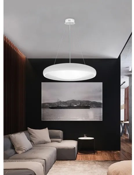 Top Light - Lampadario a sospensione con filo LED dimmerabile SALERNO LED/60W/230V 3000-6500K bianco + +TC