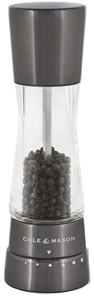 Cole&Mason - Set di macinini per sale e pepe DERWENT 2 pezzi 19 cm antracite