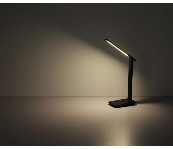 Globo 58439SA - Lampada da tavolo LED ricaricabile BRIGHTON con dimmer a sfioramento LED/4W/5V 1800 mAh nera