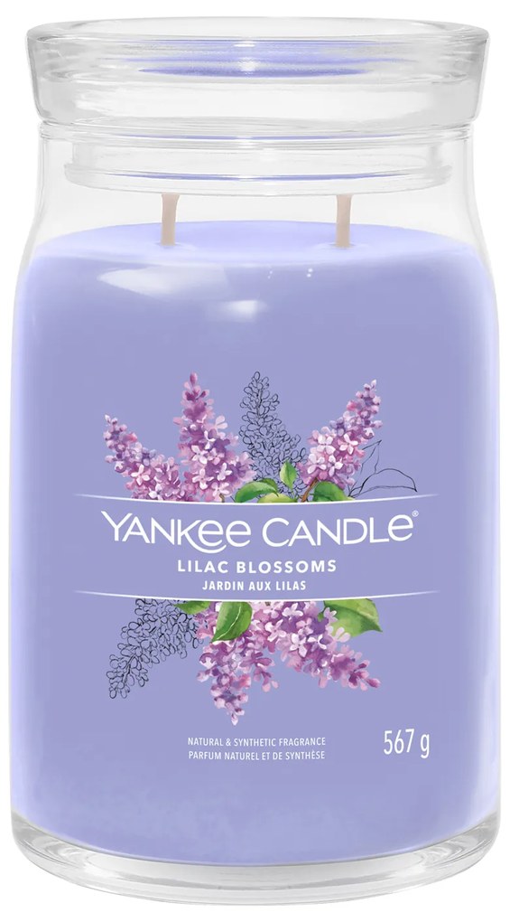 Lilac Blossoms, candela in giara grande Yankee Candle