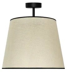 Duolla - Lampadario a plafone YUTE 1xE27/15W/230V diametro 38 cm grigio/nero