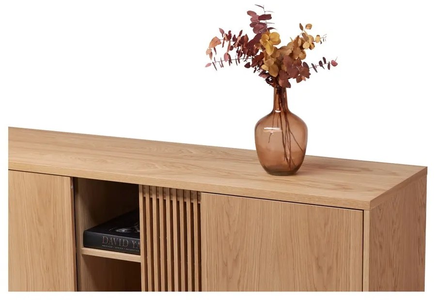 Cassettiera bassa in rovere naturale 188x75 cm Ende - Woodman
