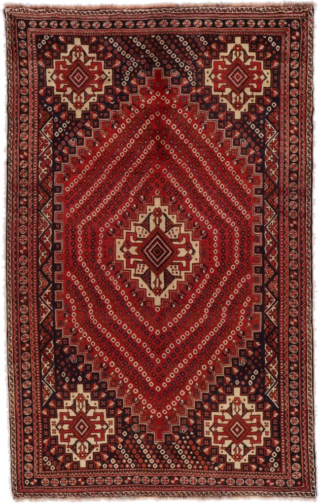 Shiraz Tappeto 170 x 270 (Iran) Annodato A Mano