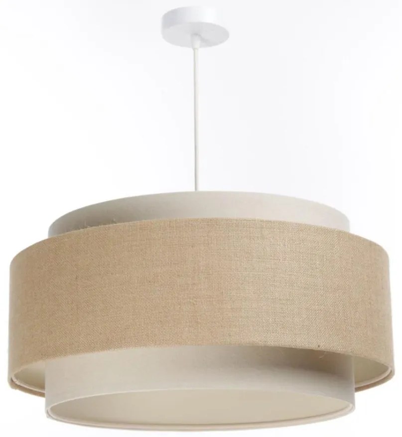 Lampadario a sospensione con filo DOBLO 1xE27/60W/230V beige/color crema