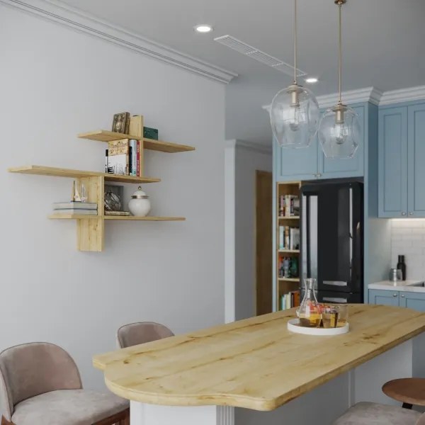 Mensola LEO 80,5x123 cm quercia