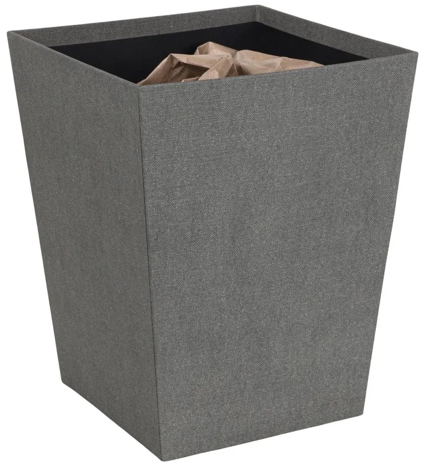 Cestino per la spazzatura grigio Sofia Canvas Paper Laminate – Bigso