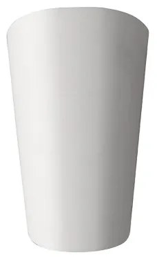 Lampada applique da esterno 10,5x5 cm PIC in alluminio verniciato Bianco