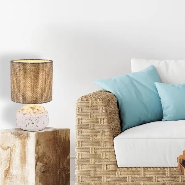 Globo 21624 - Lampada da tavolo IGA 1xE14/40W/230V grigio/ceramic