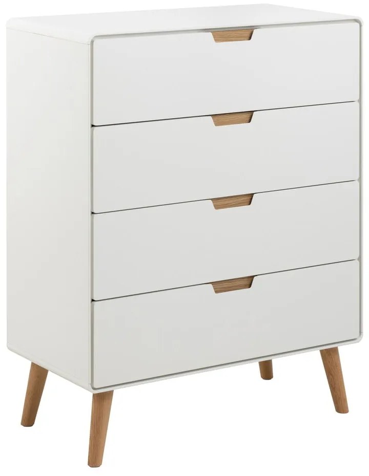 Cassettiera bianca 80x100x40 cm Lowell - Actona