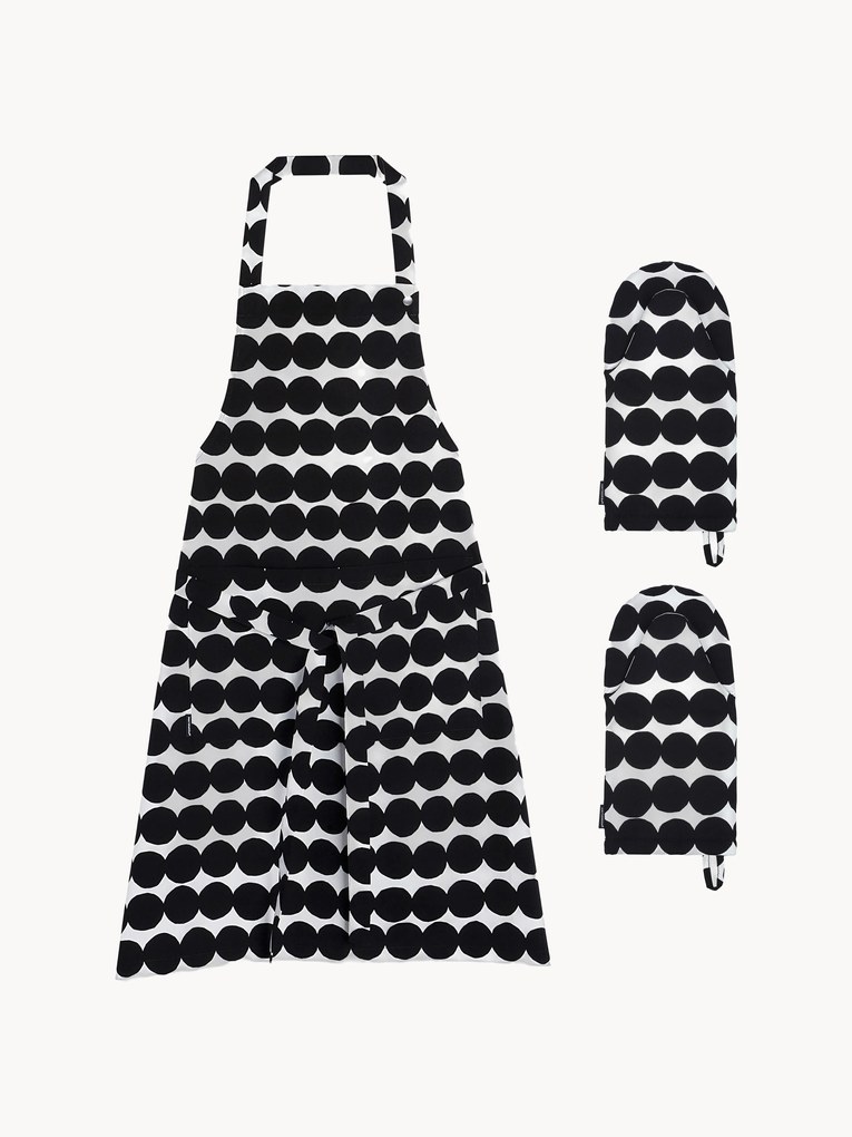 Set di 3 tessili da cucina in cotone Räsymatto