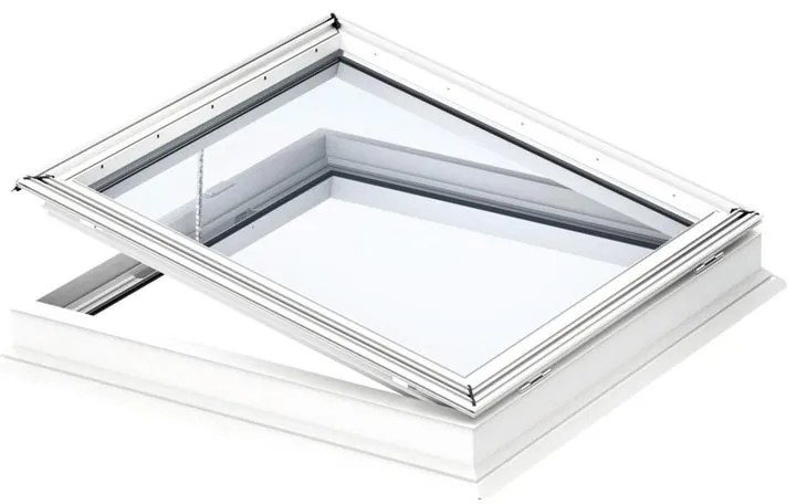 Finestra da tetto (faccia piana) VELUX CVP 0073U manuale L 90 x H 120 cm bianco e grigio antracite