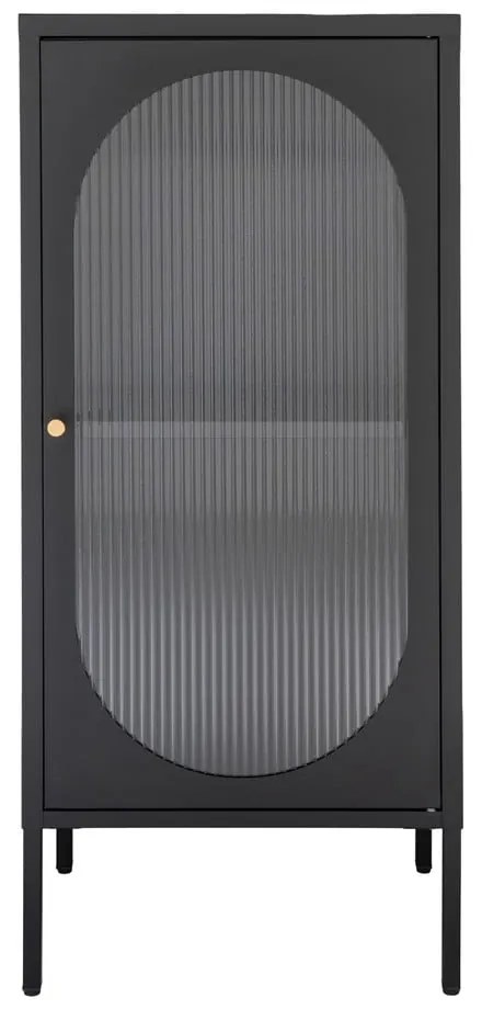 Vetrina in metallo nero 50x110 cm Adelaide - House Nordic