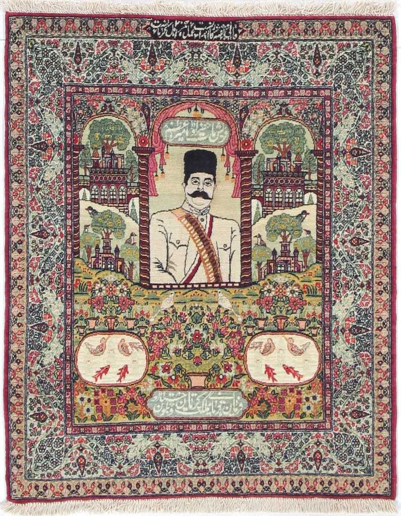 Kerman Tappeto persiano 80x60 (Iran) Annodato A Mano