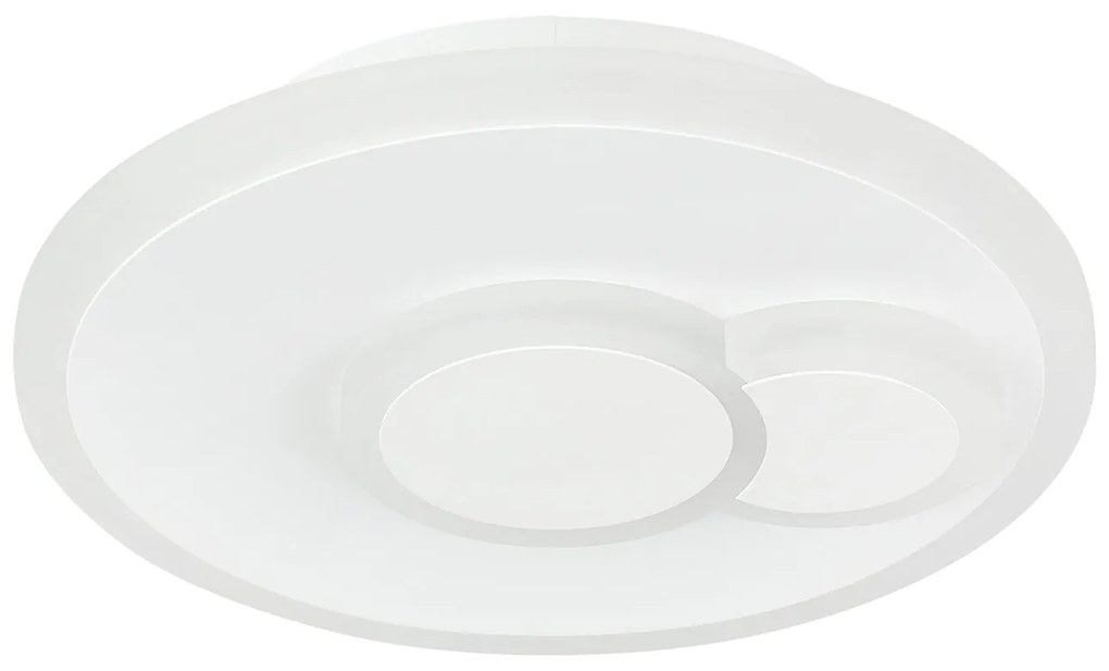 Plafoniera Moderna Cadegal Acciaio Bianco Luce Led Integrato 7,8W Ip20