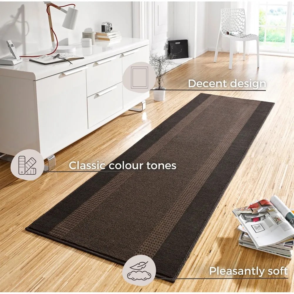 Runner marrone , 80 x 200 cm Basic - Hanse Home