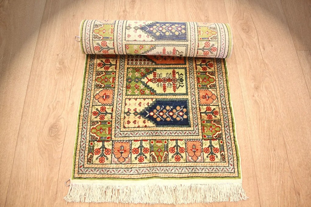 Kaiseri Tappeto 40 x 130 (Tacchino) Annodato A Mano